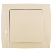 Intrerupator simplu 10A Crem HAKAN